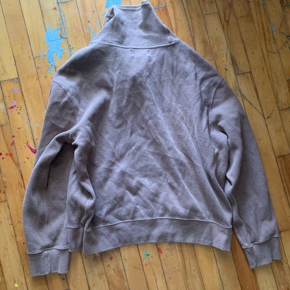 Vintage polo Ralph Lauren brown shawl cotton sweater - Picture 4 of 4